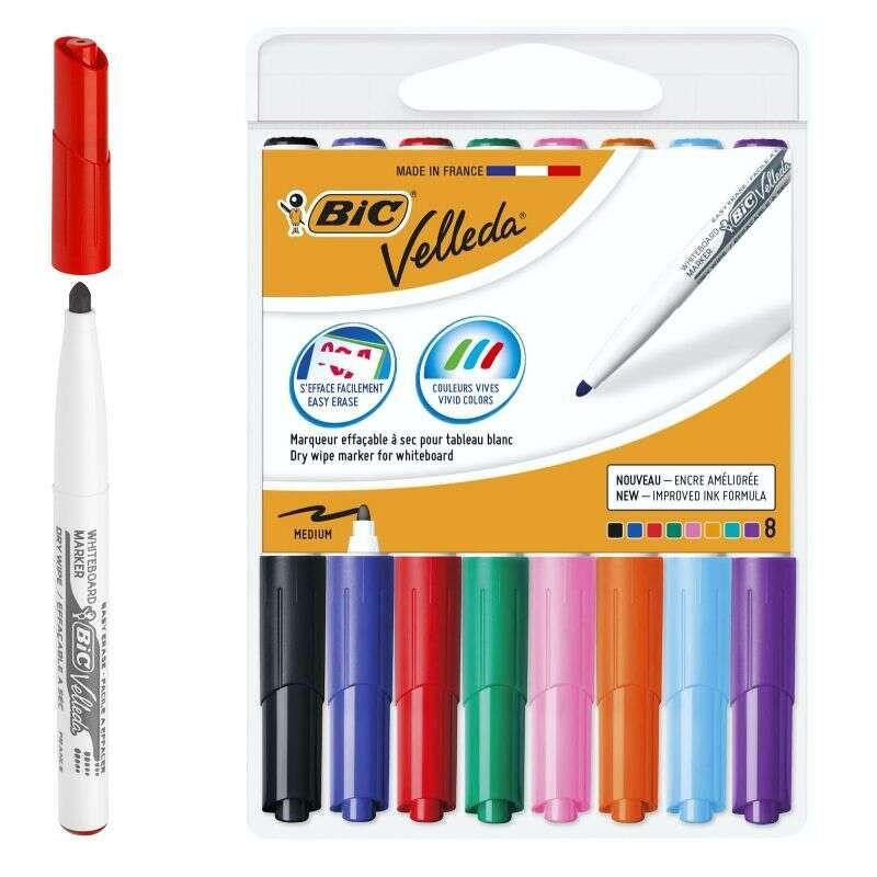 Marcadores para Quadro Branco BIC Velleda 1741 (Cores Sortidas)