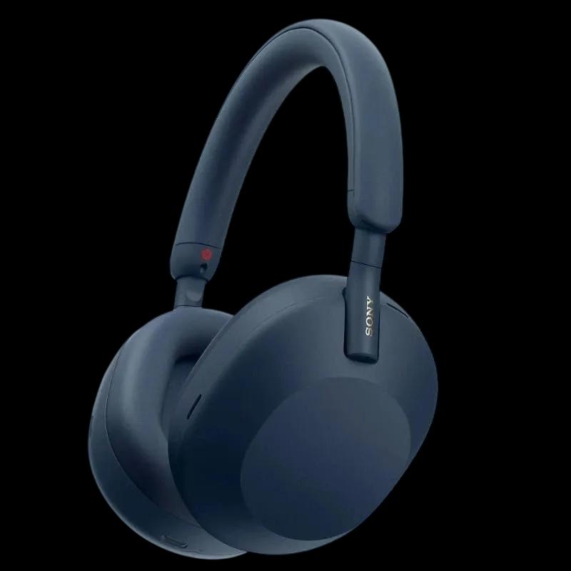 Auscultadores Bluetooth SONY WH-1000XM5 (Binaural - Com fios e sem fios - Circum-aural - Azul)