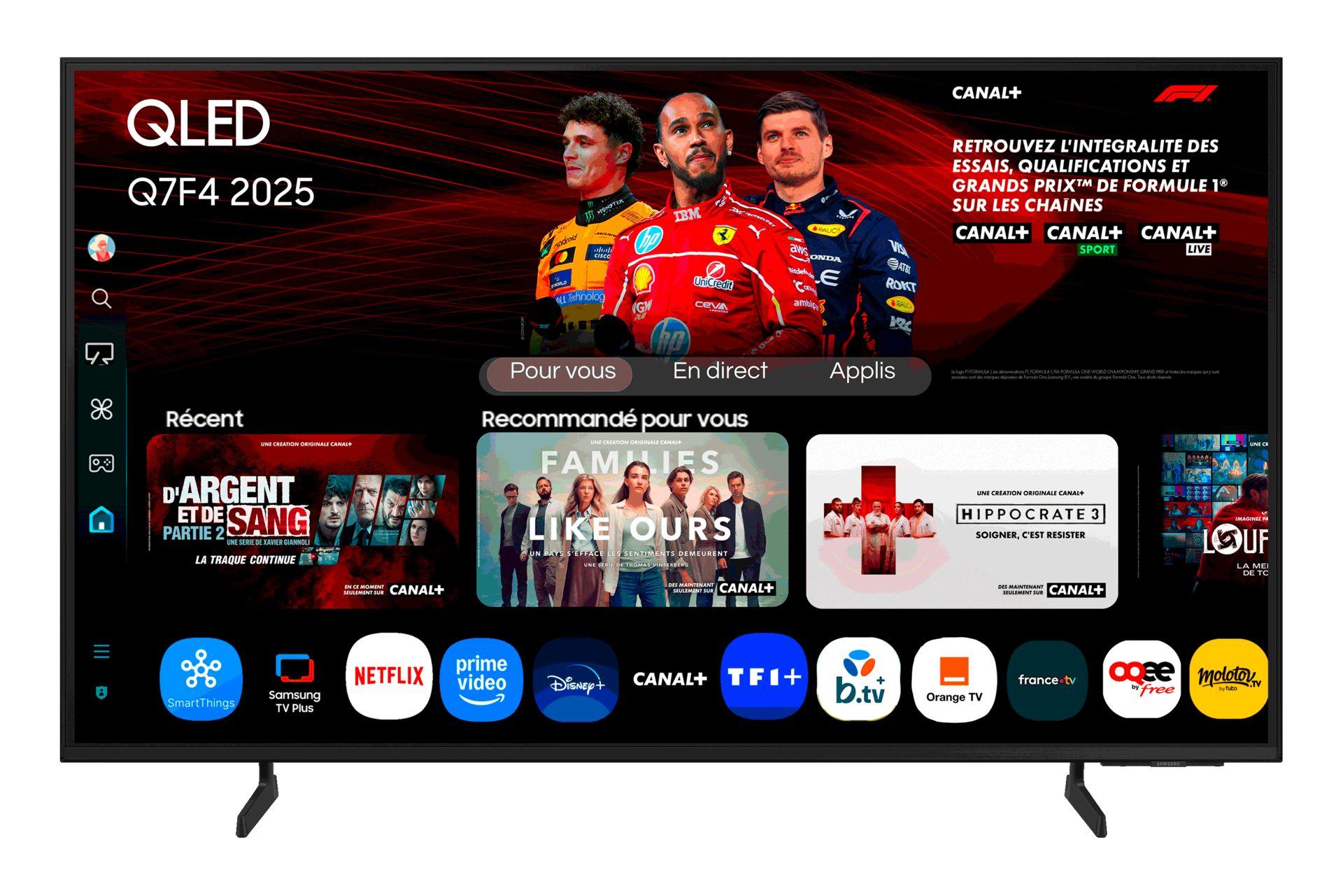 Televisão SAMSUNG TV TQ75Q7F4AUXXC (QLED - 4K Ultra HD - 3840 x 2160 pixels - Preto)