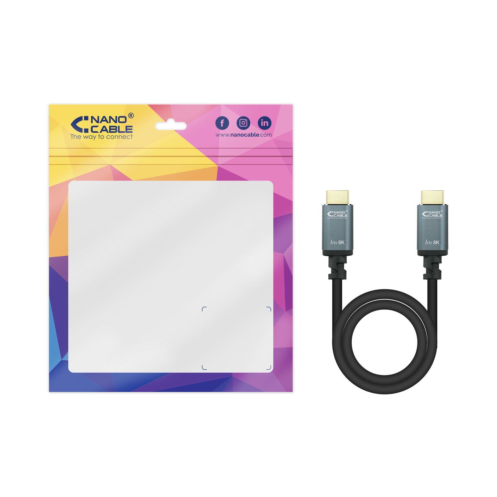 Cabo HDMI NANOCABLE 10.15.8002 (2 m - HDMI Type A - Preto) — miniatura 6