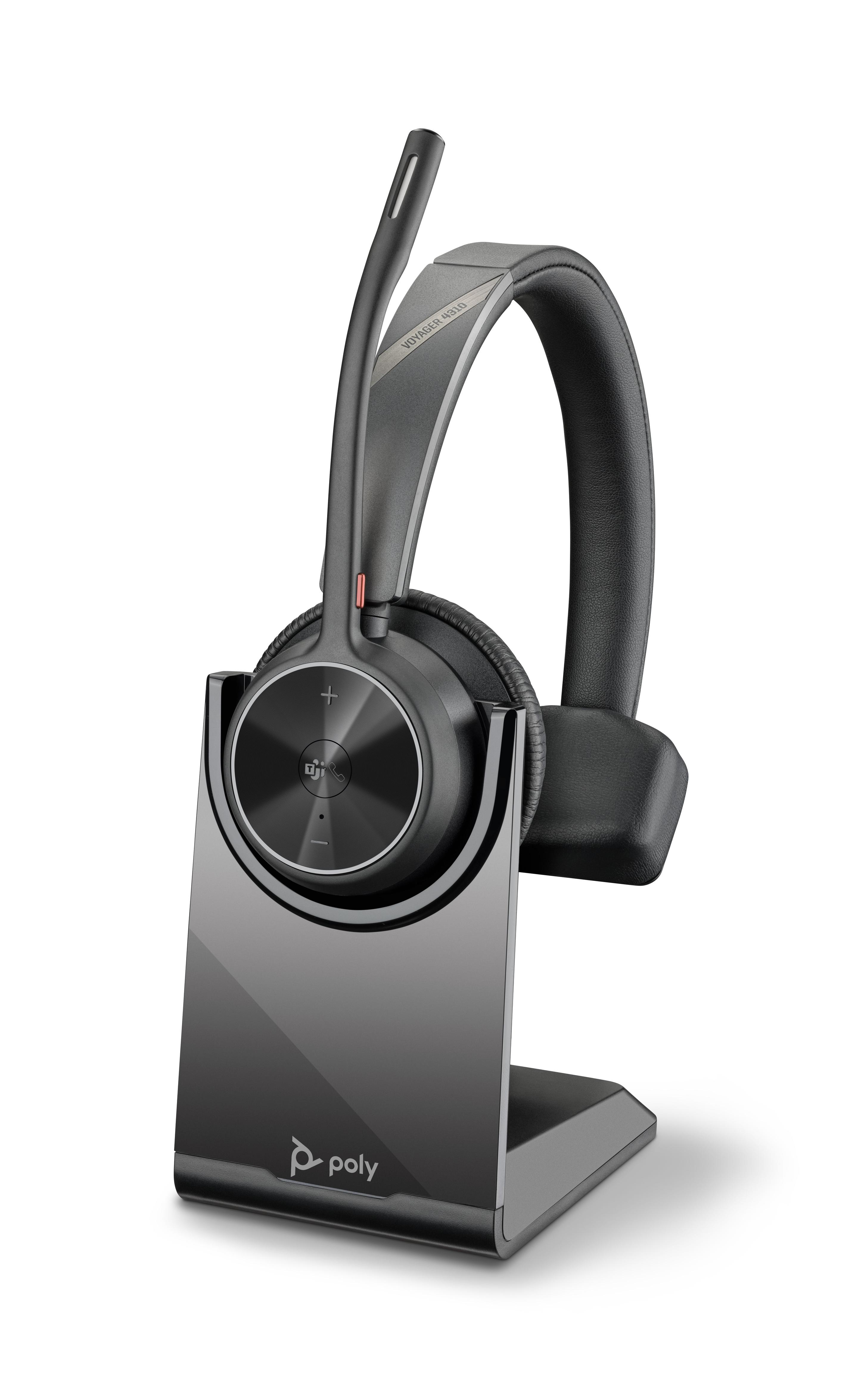 Headset HP POLY Voyager 4310-M (Monofónico - Sem fios - Circum-aural - Preto)