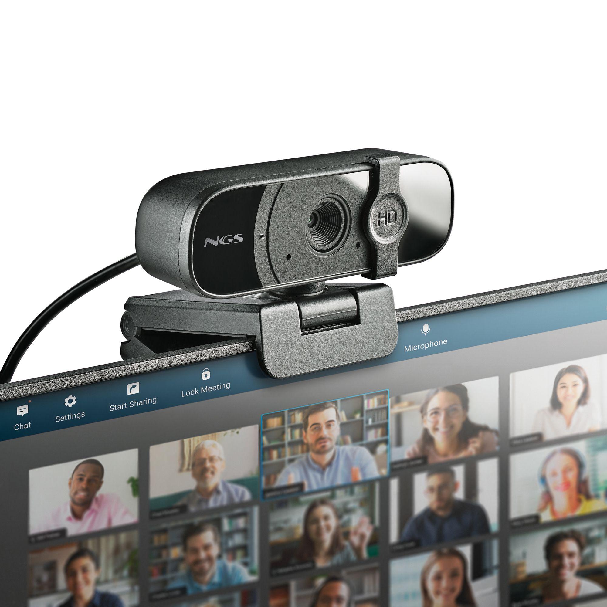 Câmara Web NGS XPRESSCAM1080FHD (1920 x 1080 pixels - 30 fps - USB 2.0 - Preto) — miniatura 5