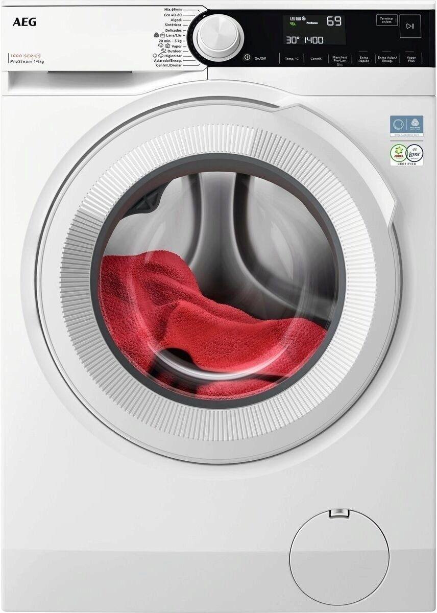 Máquina de Lavar Roupa Independente AEG LFR7394N2B (1351 RPM - B - 45 l - Branco) — imagem 1