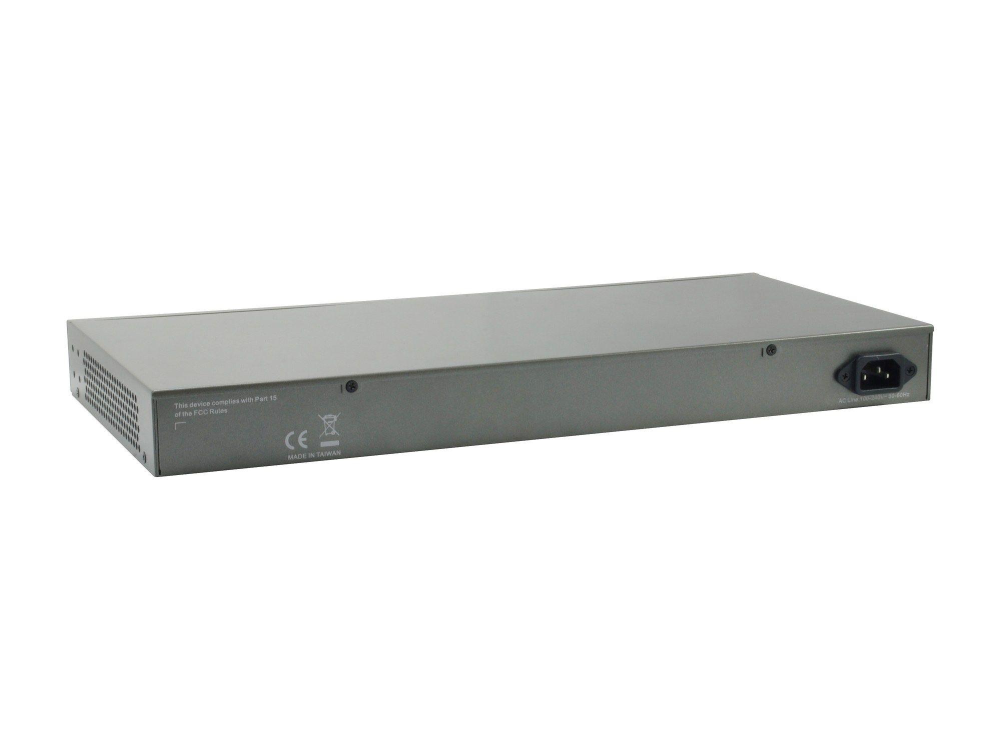 Switch Gerido LEVELONE GEP-2651 (Gigabit Ethernet - 512 KB - 52 Gbit/s - Preto), miniatura 2