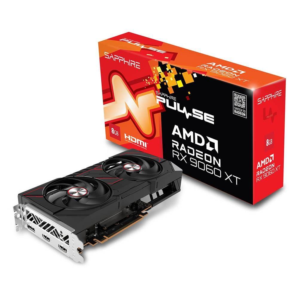 Placa Gráfica SAPPHIRE Radeon RX 9060 XT Pulse Gaming OC (Radeon RX 9060 XT - 8 GB - 128 bits - 8GB GDDR6) — miniatura 2