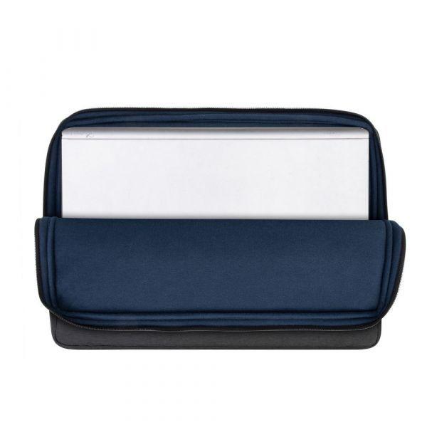 Bolsa para Portátil RIVACASE 7707 (Poliéster RPET - 43,9 cm - Altura 30 cm - Preto) — miniatura 5