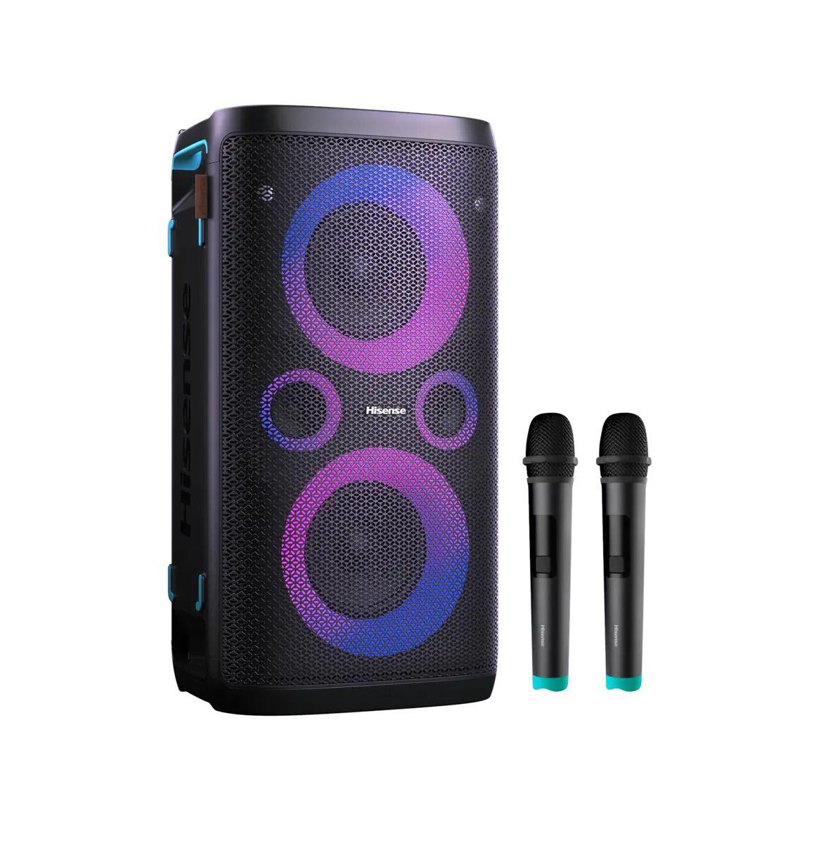 Coluna High Power HISENSE HP110 Plus Party Rocker One Plus (300 W - Sem fios - Preto)