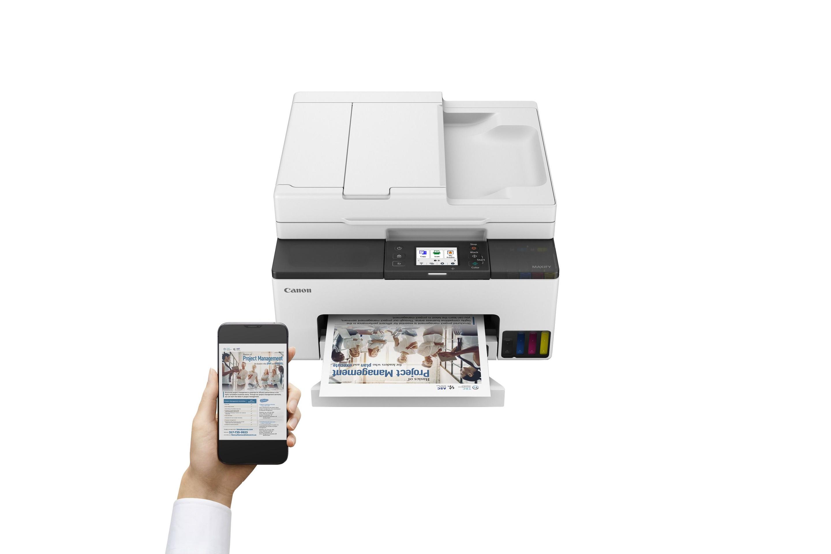 Impressora Multifunções a Jato de Tinta CANON MAXIFY GX2050 (A4 - Impressão a cores - 250 folhas - Preto/Branco), miniatura 8