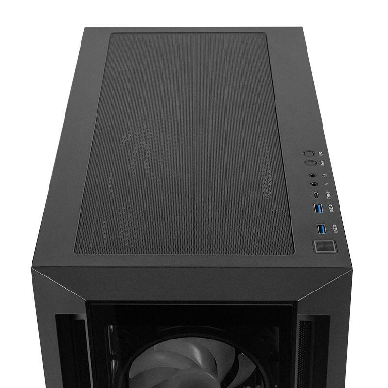 Caixa PC CHIEFTEC APEX GA-01B-TG-OP (Midi Tower - SPCC - 175 mm - Preto) — miniatura 10