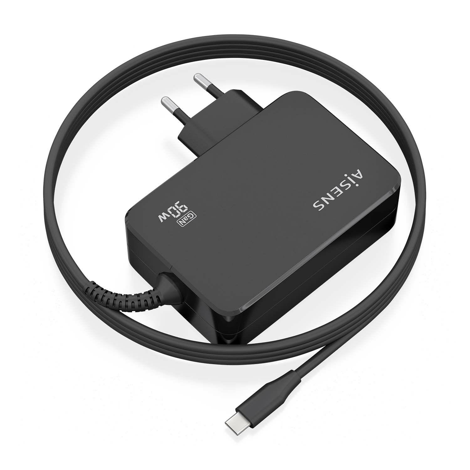 Carregador de Parede AISENS ASCH-1PD90WL034-BK (90 W - Preto), miniatura 2
