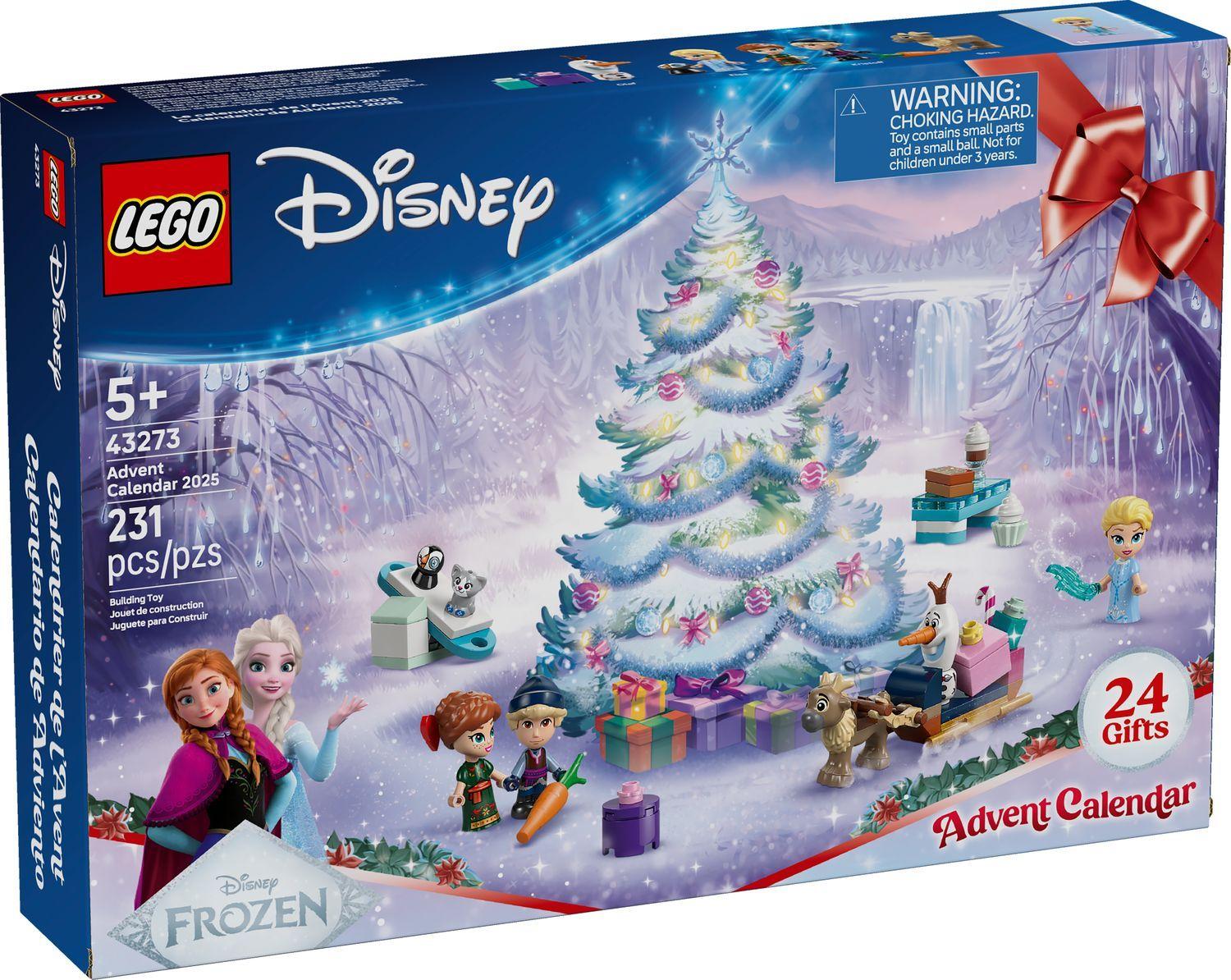 LEGO 43273 Disney ǀ Disney Frozen Calendário do Advento de 2025 (5+ anos - 231 peças)