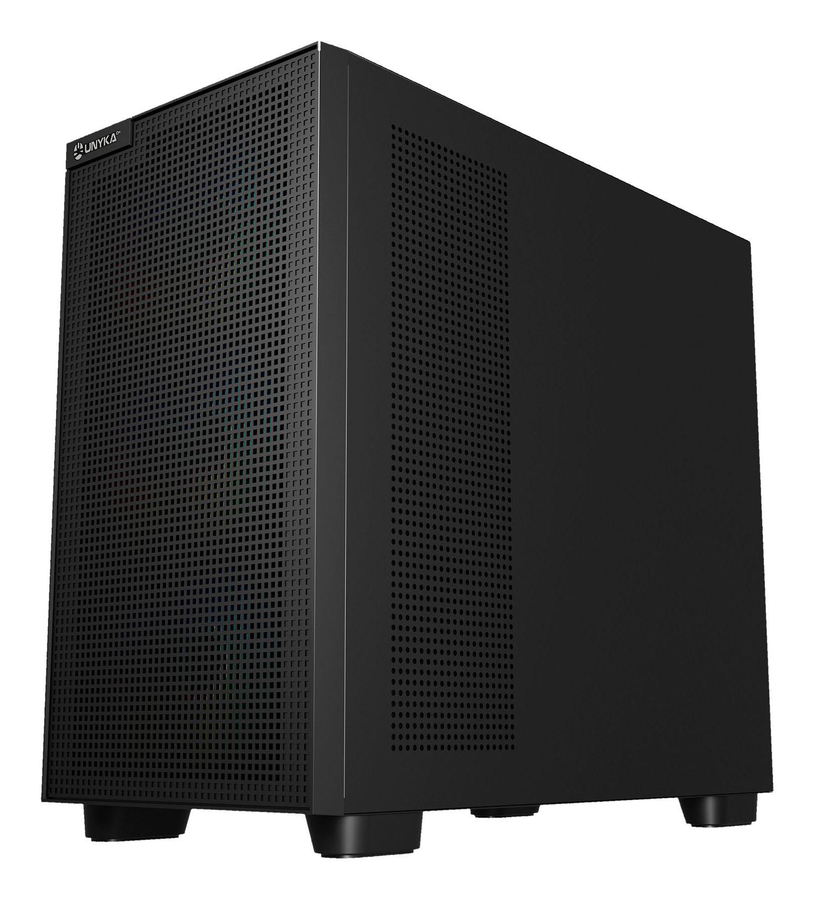 Caixa de Computador UNYKA Revelat Mesh Edge (ITX, Micro ATX - Micro Tower - Micro ATX, ITX - Preto) — miniatura 5