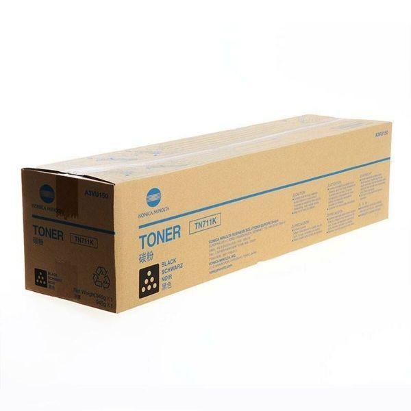 Toner KONICA MINOLTA TN-711K (47200 páginas - bizhub C654, bizhub C754 - Preto), imagem 1
