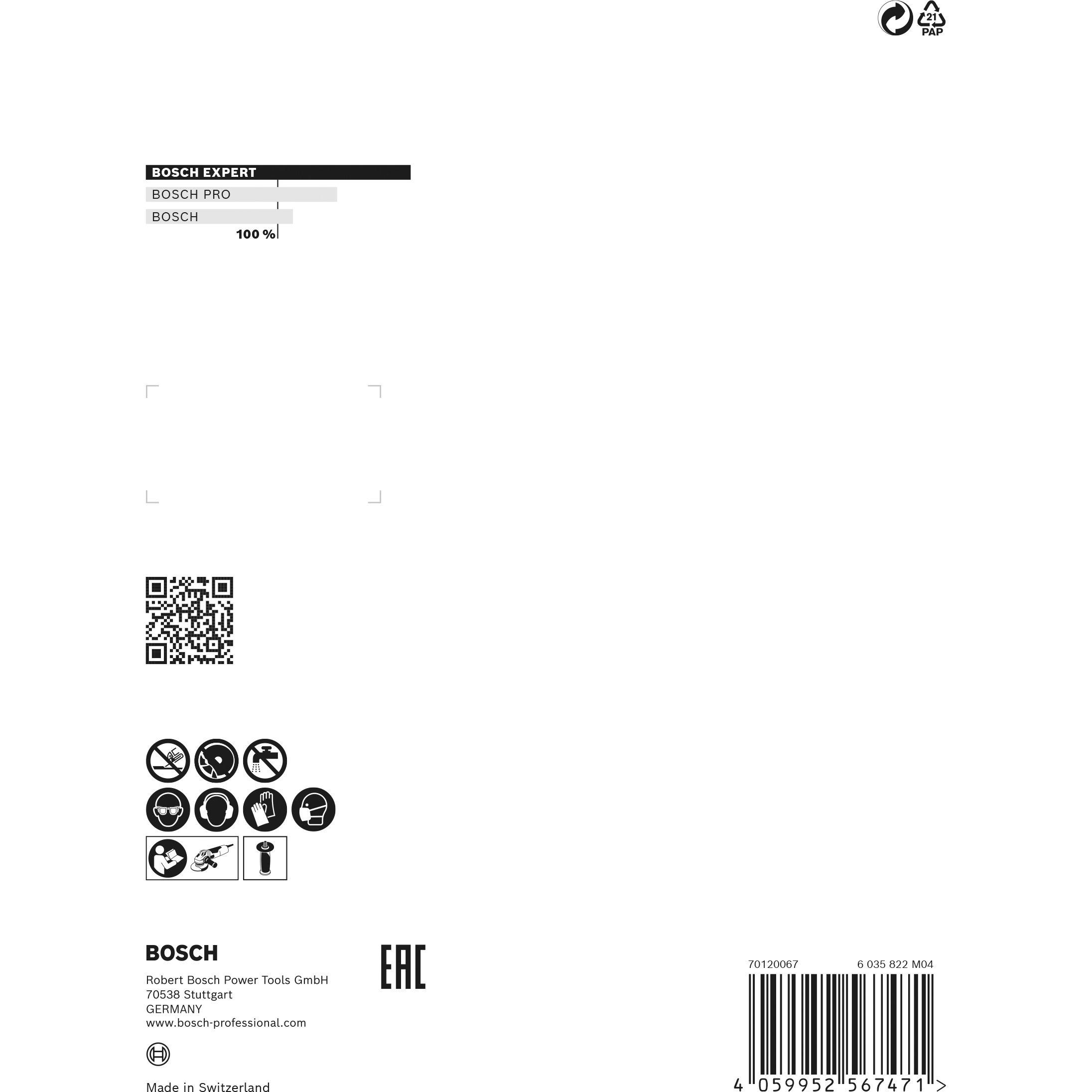 Disco de Corte Multimaterial BOSCH Expert Carbide Multi Wheel X-LOCK (125 mm), miniatura 4