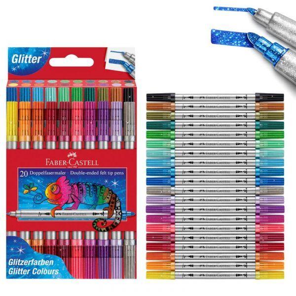 Marcadores de Fibra FABER-CASTELL 151108 (Ponta Dupla - Conjunto de 20), miniatura 2
