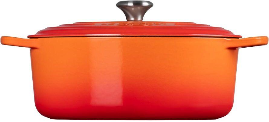 Tacho Cocotte Oval LE CREUSET Signature 31 cm (Ferro fundido esmaltado - Vulcânico), miniatura 3