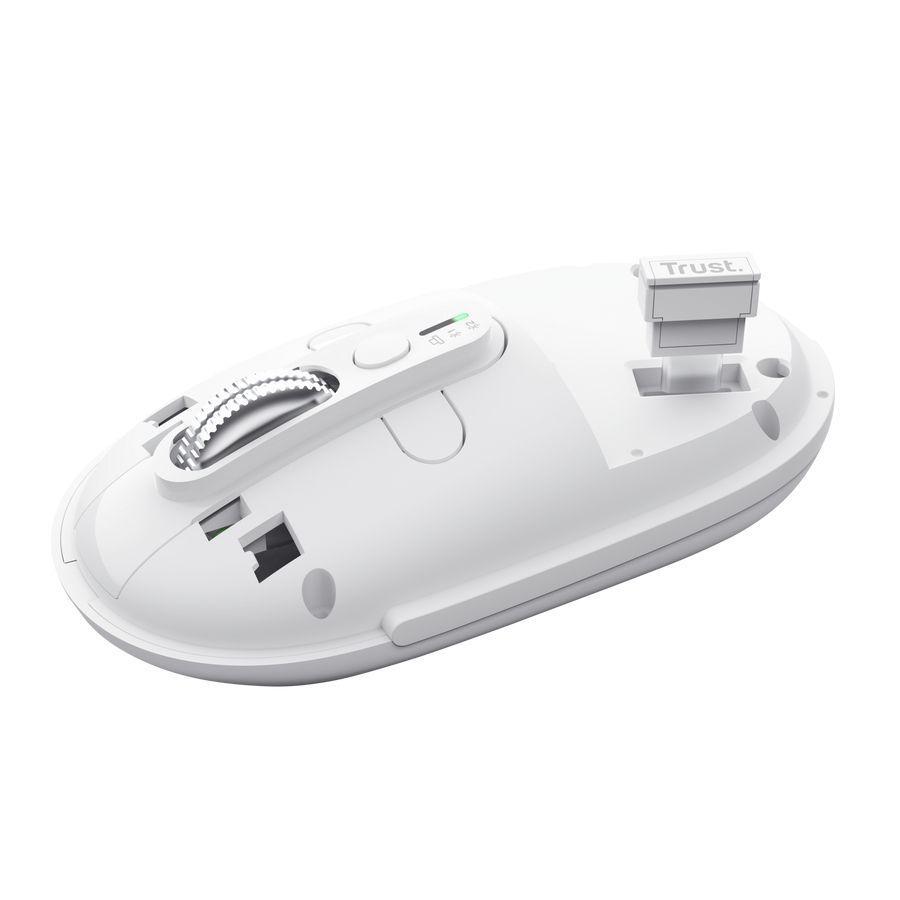 Rato TRUST Seron (Ambidestro - 3200 DPI - Ótico - Branco) — miniatura 8