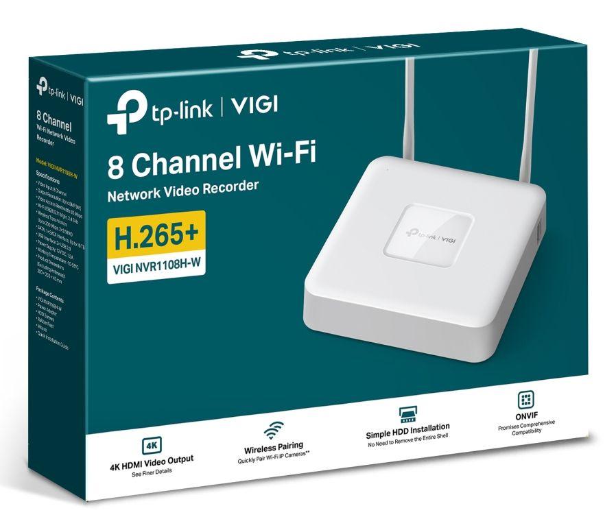 Gravador NVR TP-LINK VIGI NVR1108H-W (Branco), miniatura 4