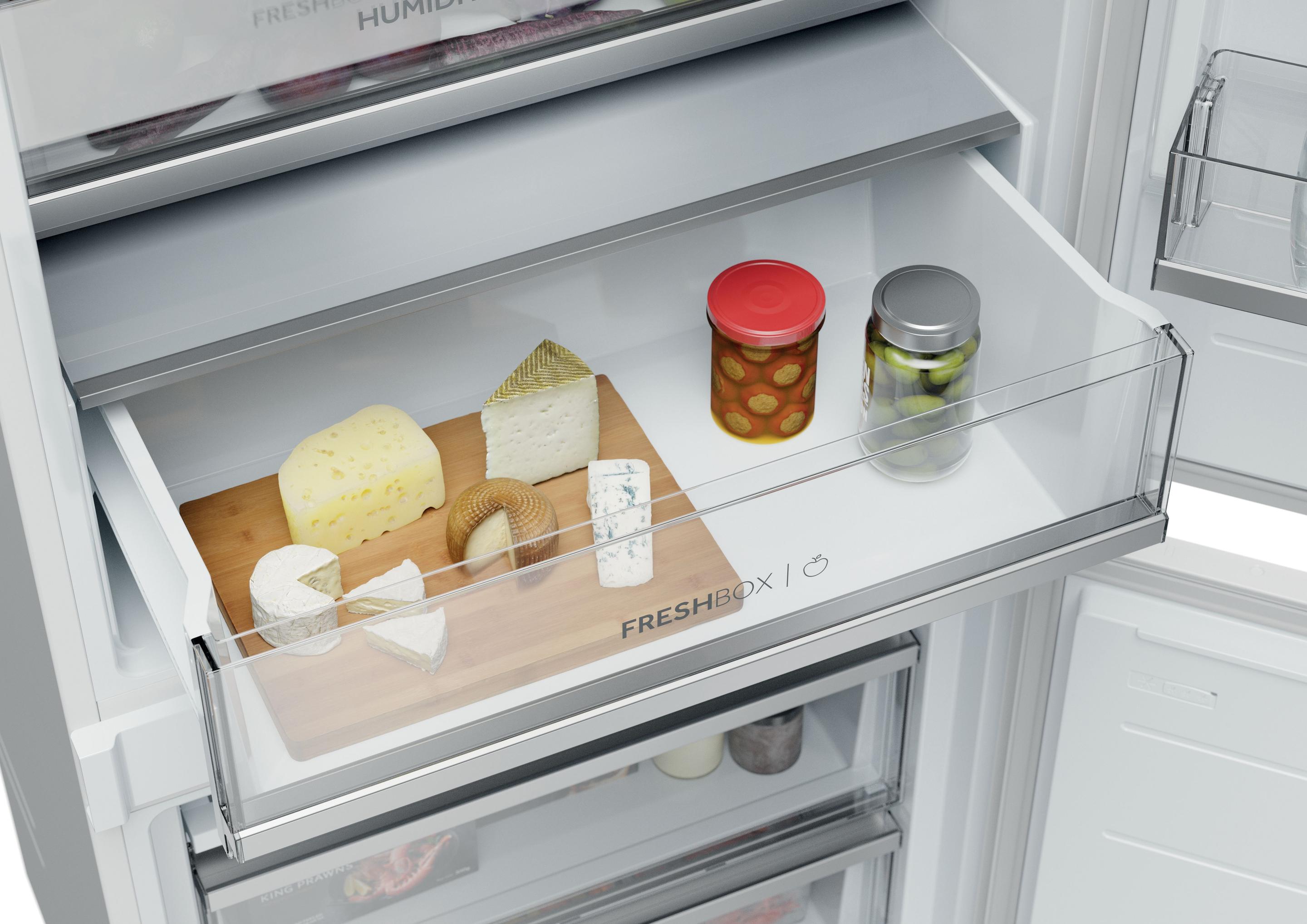 Frigorífico Combinado Encastre HAIER ID Titanium 2 HBQW5719E (382 l - hOn - 193,5x69x55 cm - Branco), miniatura 8
