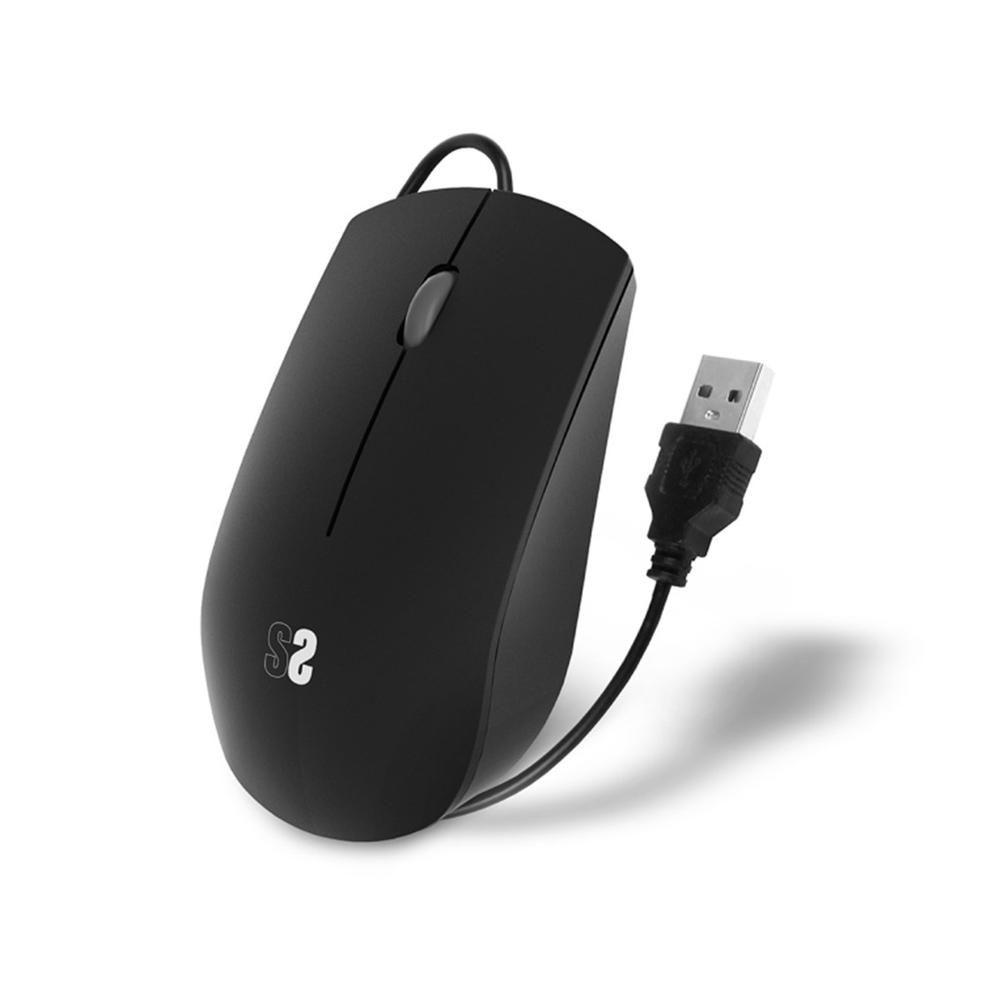 Rato SUBBLIM SUBMO-B2BS001 (Ambidestro - 1200 DPI - Ótico - Preto)