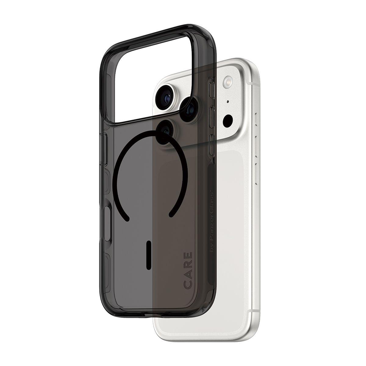 Capa para Telemóvel PANZERGLASS CARE by Smokey Case MagSafe (Apple - Preto)