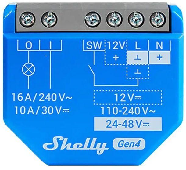 Módulo de Automação SHELLY 1 Gen4 (Plástico - Azul) — miniatura 2