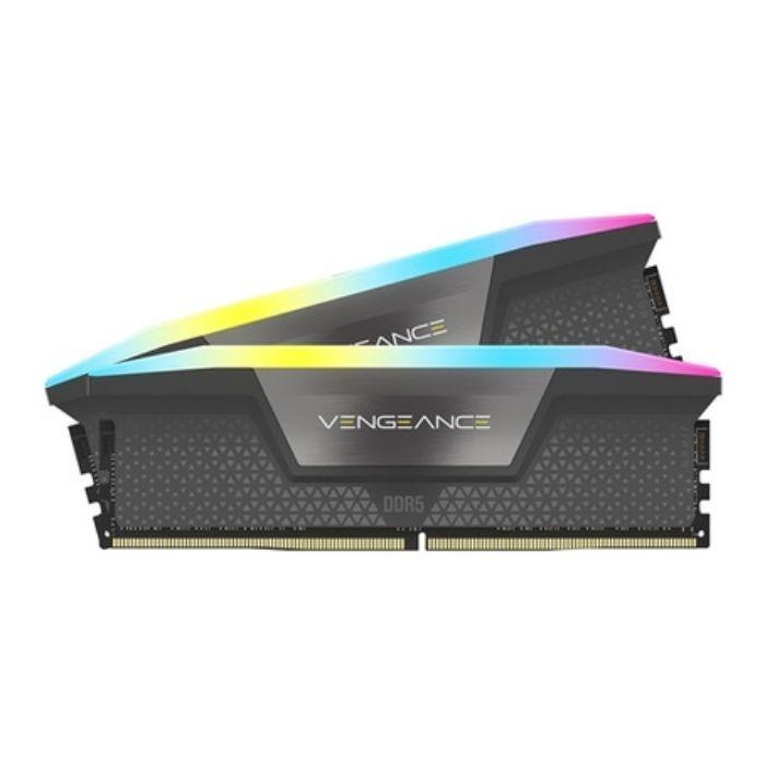 Memória RAM CORSAIR Vengeance RGB CMH32GX5M2B6000Z30K (6000 MHz - 32 GB - DIMM)