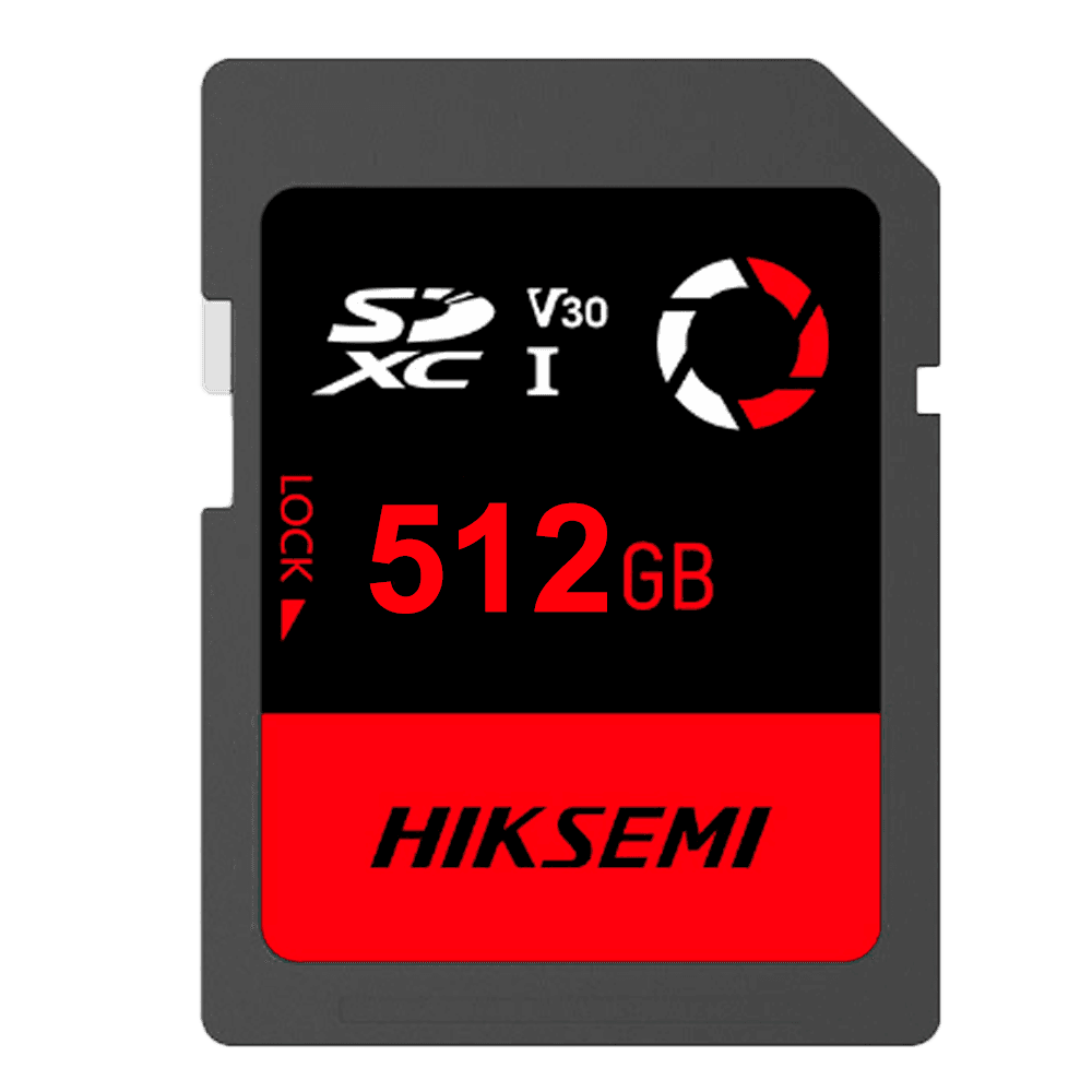Cartão de Memória HIKVISION HS-SD-E30STD/512G/CAPTURE/W (512GB - 180 MB/s)