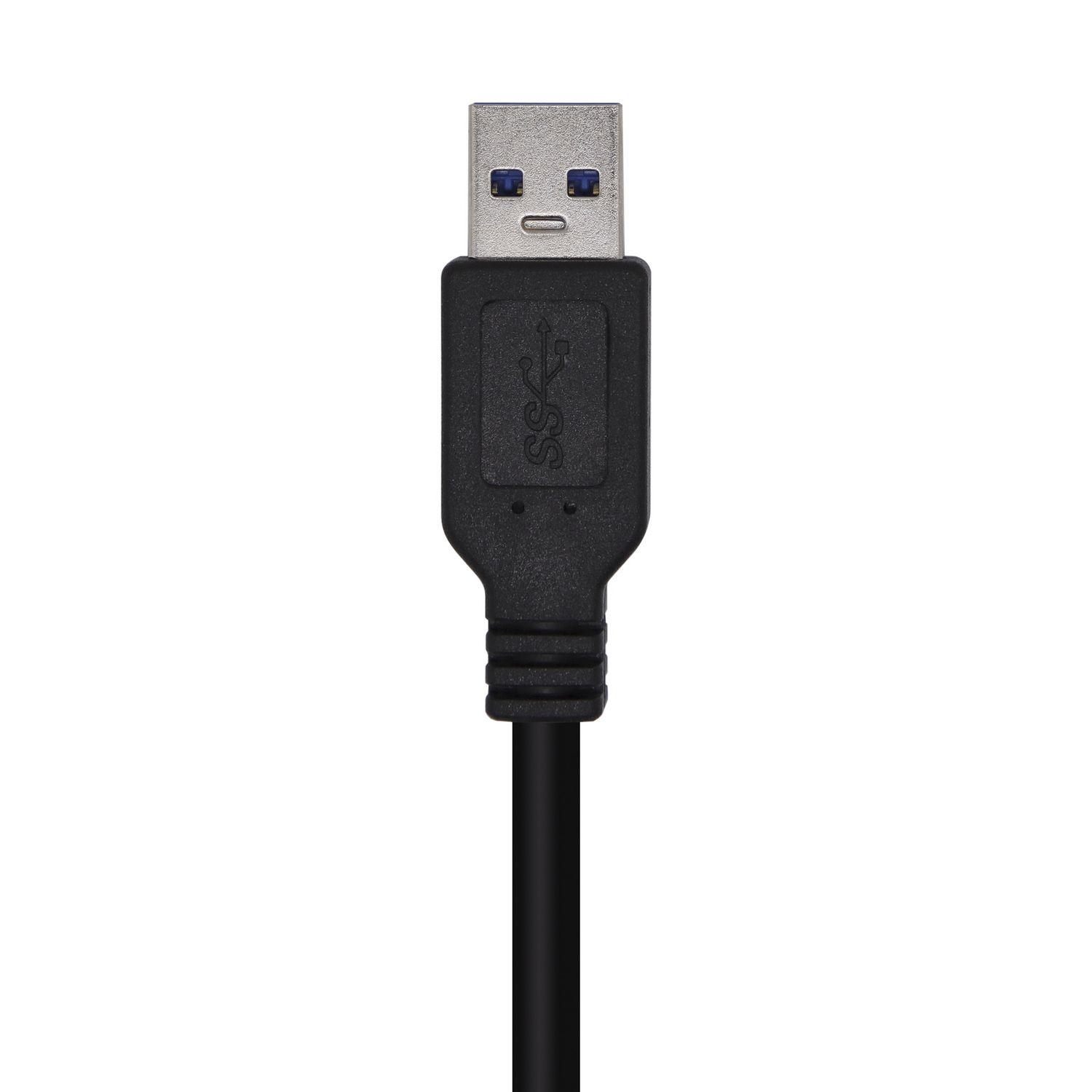 Cabo USB AISENS A105-0447 (2 m - USB A - Preto) — miniatura 2