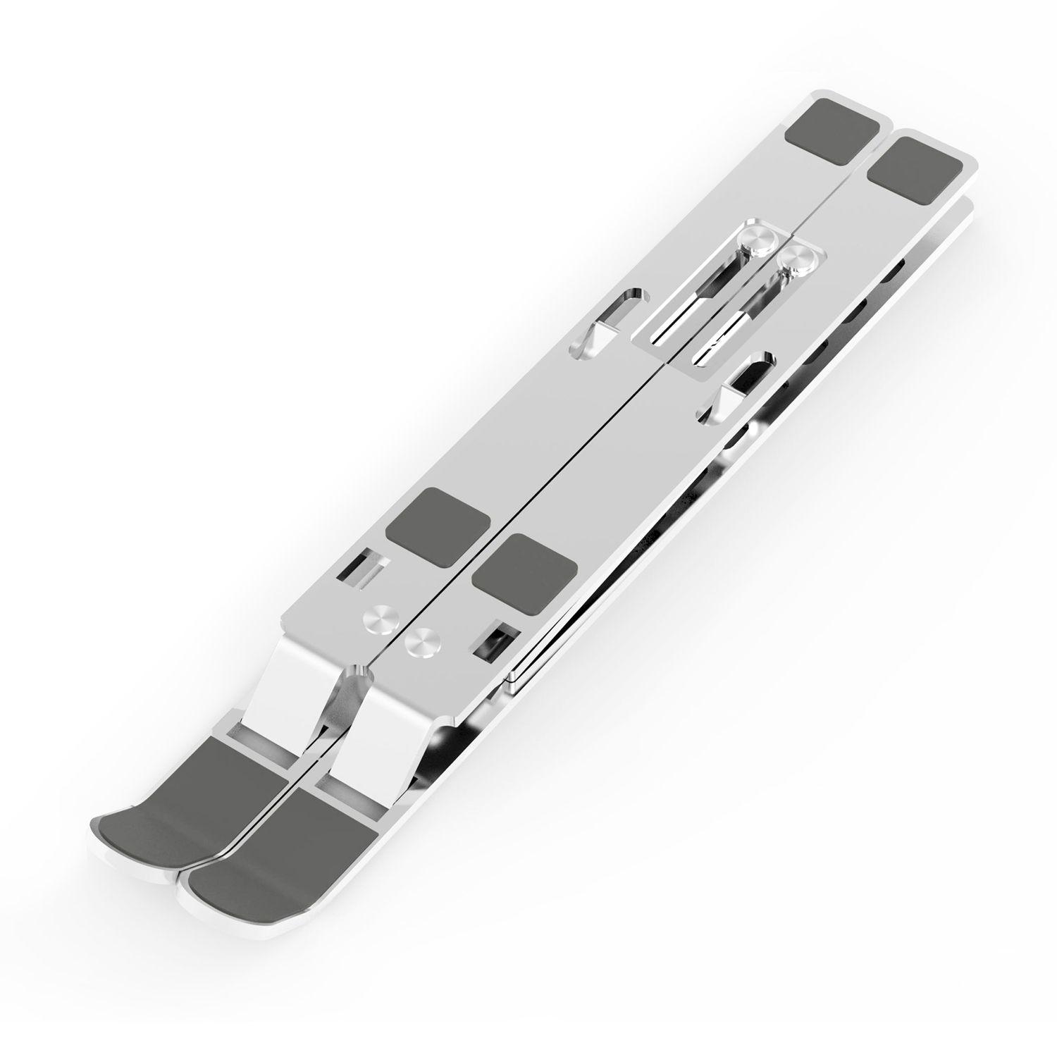 Suporte de Secretária para Portátil e Tablet AISENS LPS3M-177 (38,1 cm - Prateado), miniatura 3