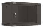 Bastidor de Parede LANBERG WF03-5306-10B (19″ - 6U - 540 x 350 mm - Porta de Vidro - Preto)