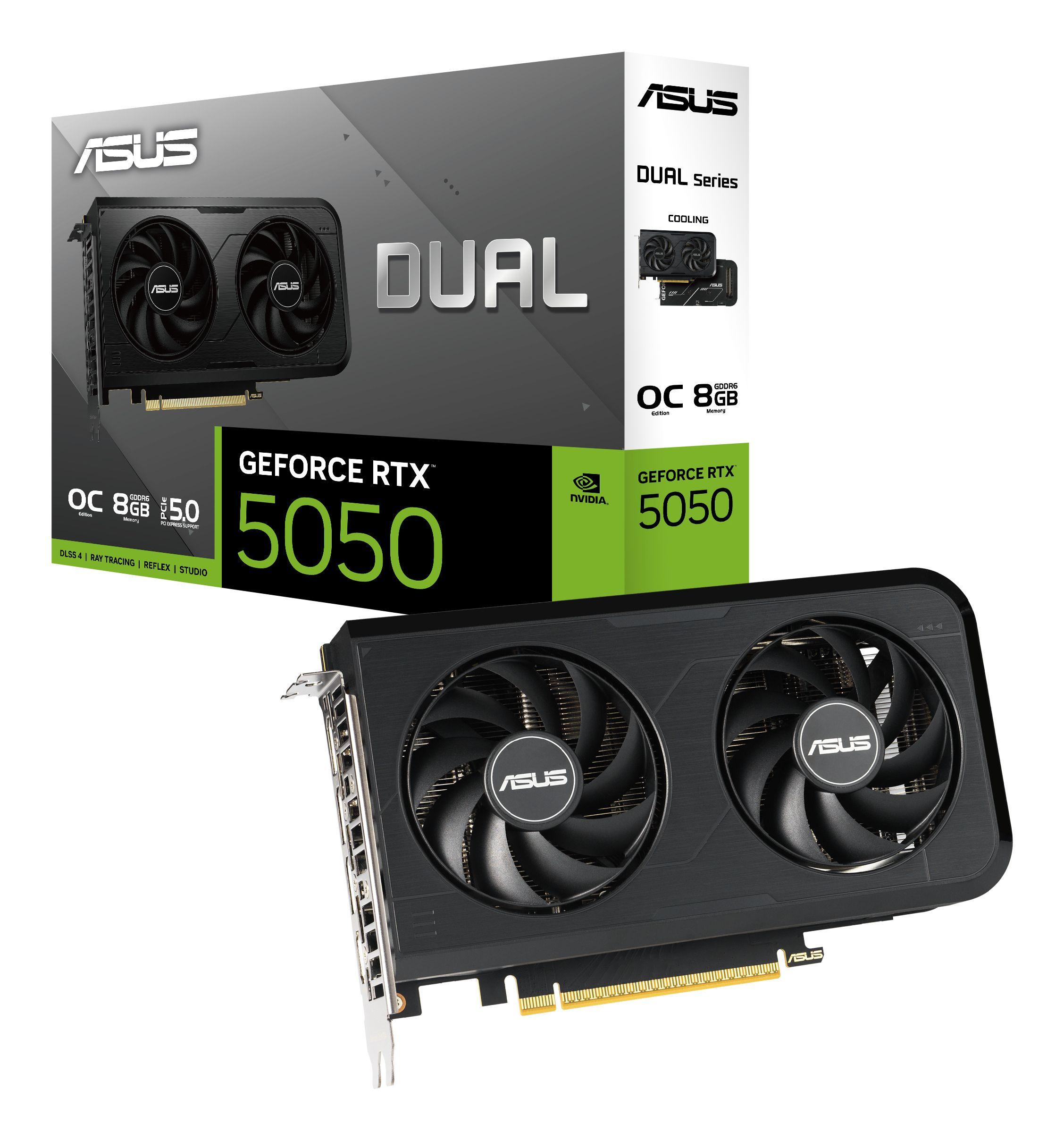 Placa Gráfica ASUS Dual RTX 5050 O8G (GeForce RTX 5050 - 20 Gbit/s - 8 GB - Preto) — miniatura 14