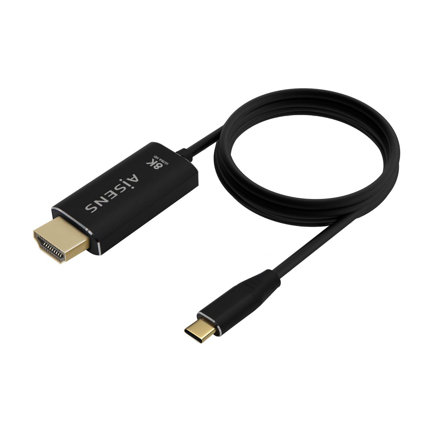 Cabo Conversor AISENS A109-0712 (2 m - USB Type-C - HDMI Tipo A - Preto) — miniatura 2