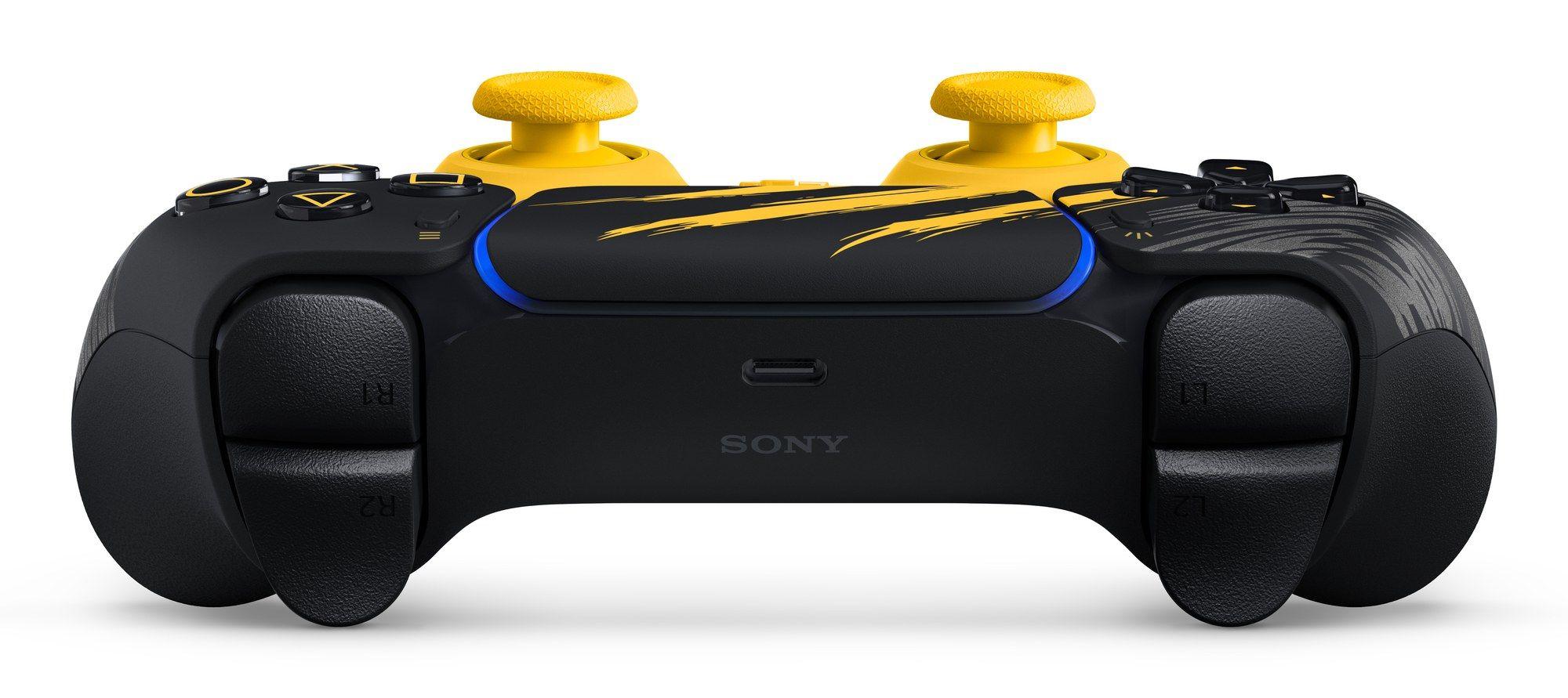 Comando SONY DualSense Marvel's Wolverine (Bluetooth/USB - Com fios e sem fios - Preto/Amarelo) — miniatura 3