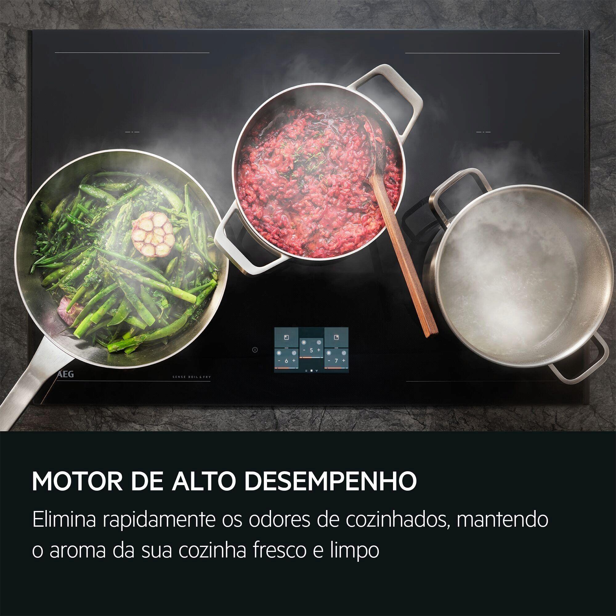 Exaustor Chaminé AEG GB67D91HL (Altura 118 cm - 90 cm - 118 cm - Preto/Inox) — miniatura 11
