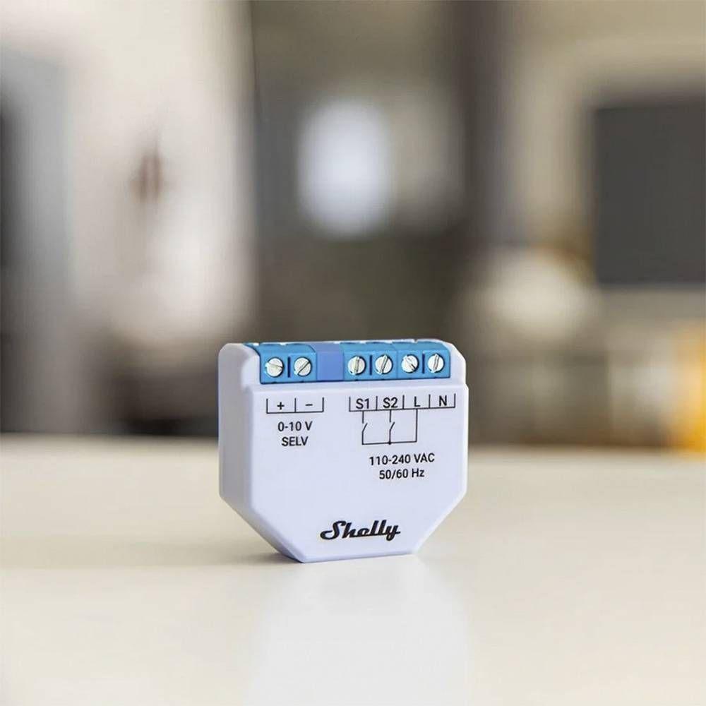 Regulador de Luz SHELLY Plus Dimmer 0-10V (Cinzento/Azul), miniatura 2