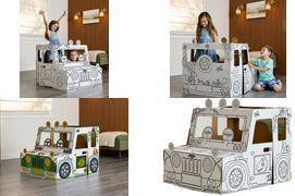 Casa de Brincar FELLOWES Dinosaur Truck (3 anos - Multicolor)