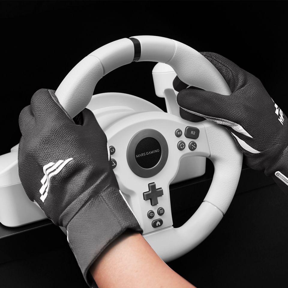 Volante Simracing MARS GAMING MWH-RSXONEW (USB Type-A para USB Type-C - Com fios - Preto e Branco) — miniatura 7