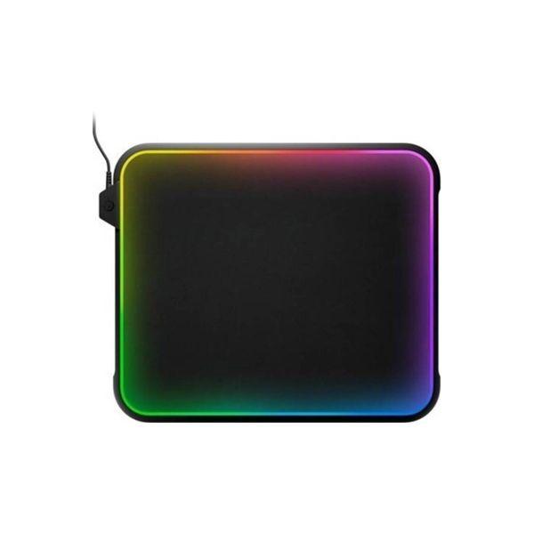 Tapete de Rato Gaming STEELSERIES QcK Prism Cloth Medium (Médio - Tecido, borracha e silicone - 4 mm - Preto) — miniatura 2
