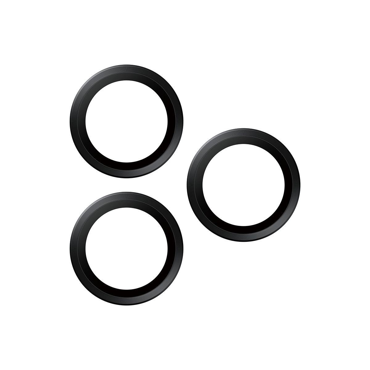 Protetor de Lentes de Câmara PANZERGLASS Hoops (Apple - Vidro temperado, Silicone - Preto) PG43455, miniatura 4