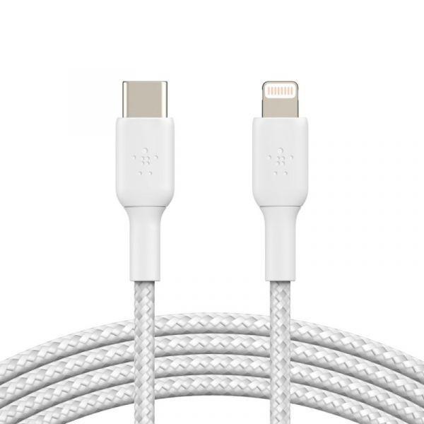 Cabo USB-C para Lightning BELKIN CAA004BT2MWH (2 m - USB-C - Branco) — miniatura 2
