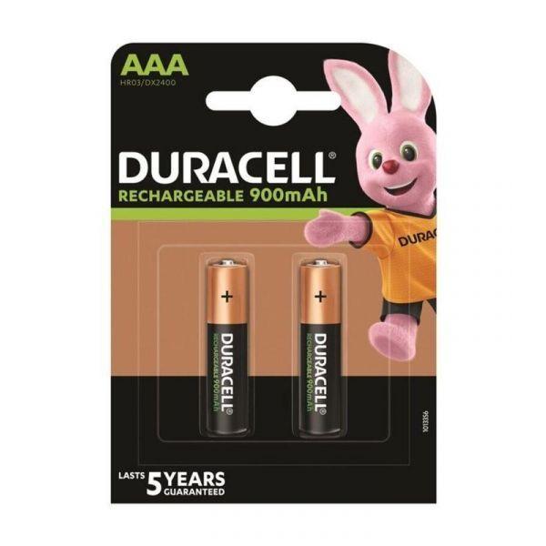 Pilhas Recarregáveis DURACELL StayCharged HR03 LSD-AAA800MAHK2 (AAA - 800 mAh - 2 unidades)