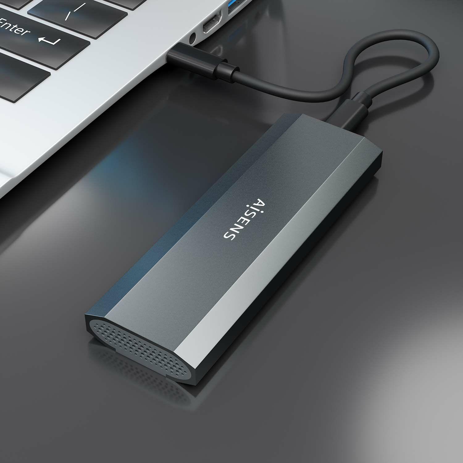 Caixa Externa M.2 AISENS ASM2-029GR (2 TB - M.2 - Cinzento) — miniatura 5
