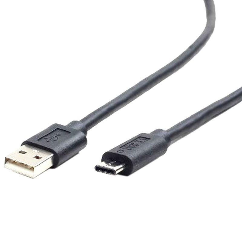 Cabo USB-A para USB-C GEMBIRD CCP-USB2-AMCM-1M (1 m - USB-C - USB-A - Preto), miniatura 3