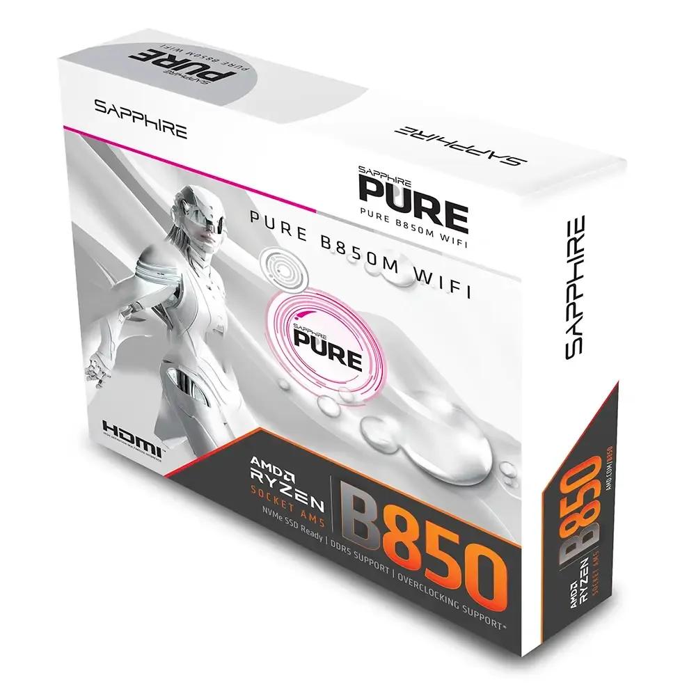 Motherboard SAPPHIRE PURE B850M WIFI (AM5 - Micro ATX - Duplo canal), miniatura 6