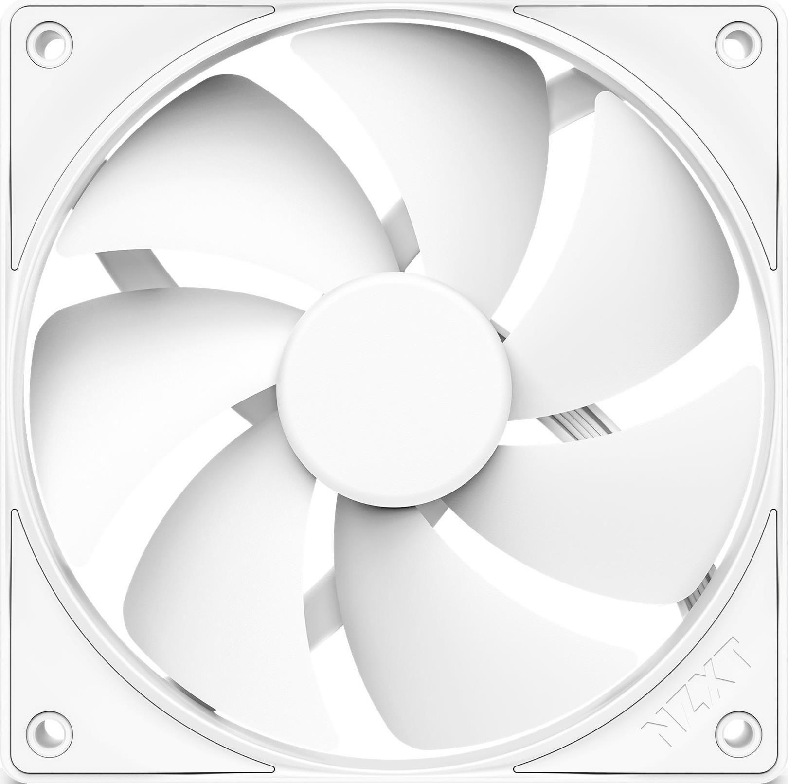 Ventoinha para Caixa de PC NZXT F120P Static Pressure V2 (Plástico, borracha - Branco)