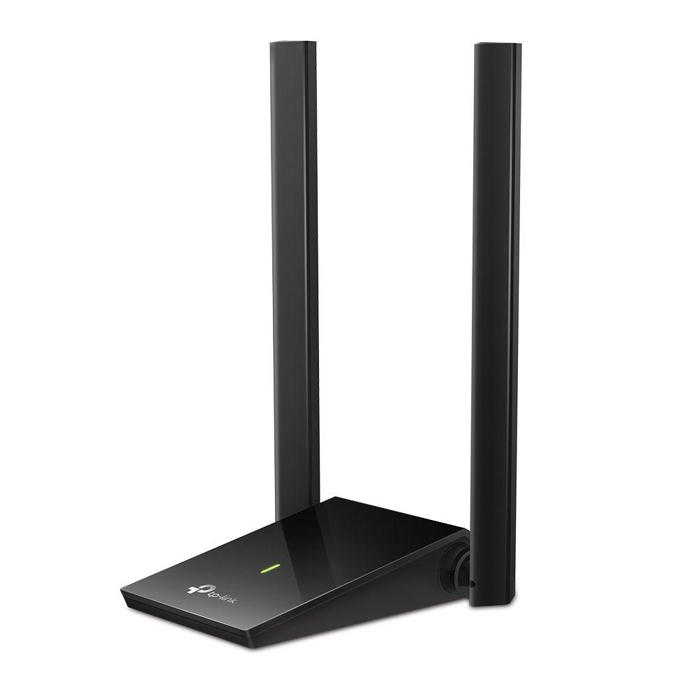 Adaptador USB Wi-Fi TP-LINK Archer T4U Plus (Wi-Fi 5 - 867 Mbit/s - Dual-band - Preto)