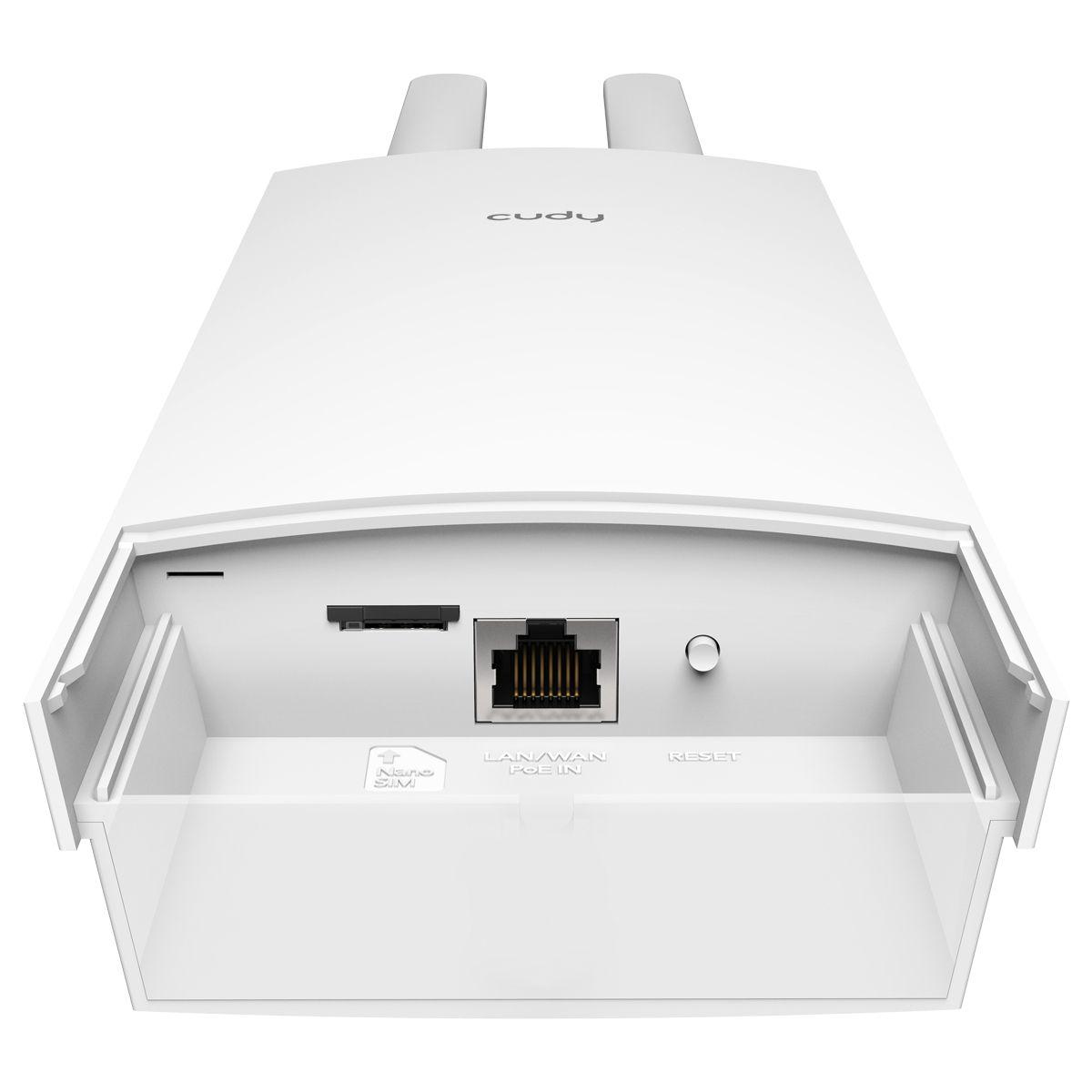 Router 4G Exterior CUDY LT500 Outdoor (Wi-Fi 5 - 867 Mbit/s - Banda dupla, 2,4 GHz e 5 GHz - Branco) — miniatura 4