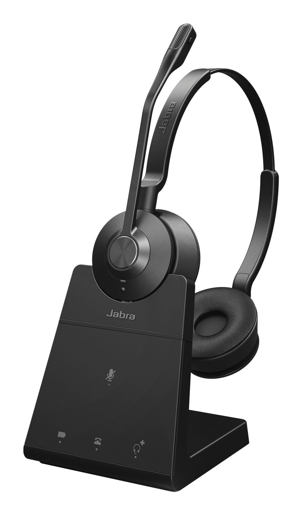 Headset Call Center JABRA Engage 45 SE Stereo (Binaural - Sem fios - Supra-aural - Preto)
