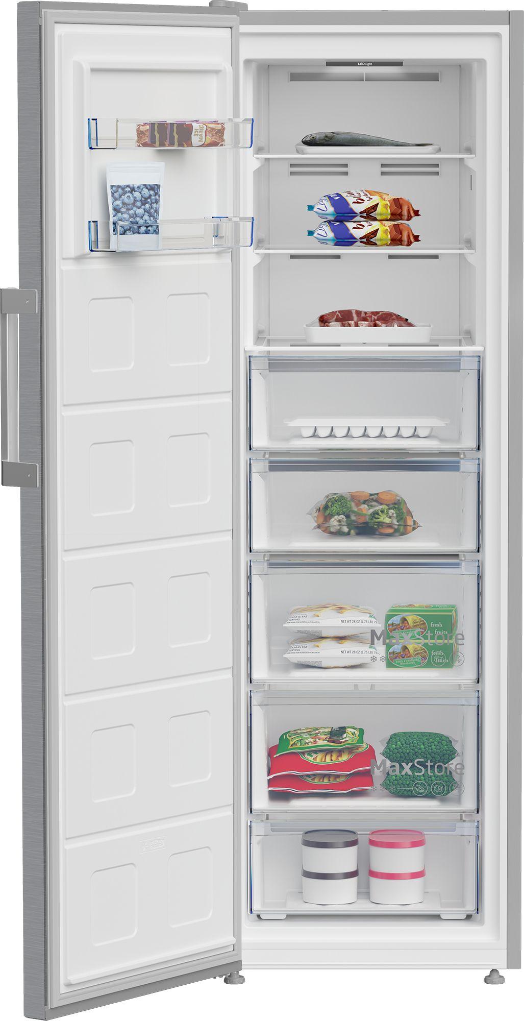 Arca Congeladora Vertical Independente BEKO B3RMFNE314XB (Altura 186,5 cm - 60 cm - 187 cm - Inox), miniatura 3
